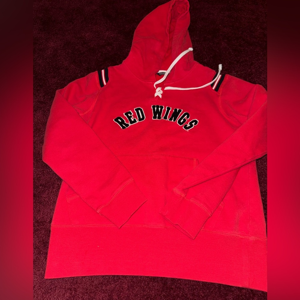 Detroit Red Wings Hoodie womens Pullover Sweater Sweatshirt NHL Hockey Team